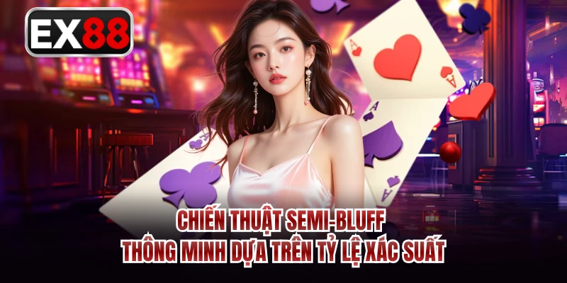 Chiến thuật Semi-Bluff thông minh dựa trên tỷ lệ xác suất