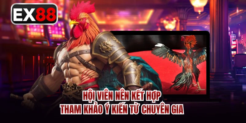 Hội viên nên kết hợp tham khảo ý kiến từ chuyên gia